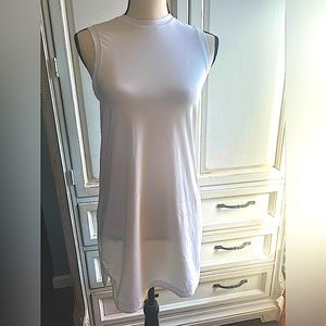 Varley white sleeveless dress size Small